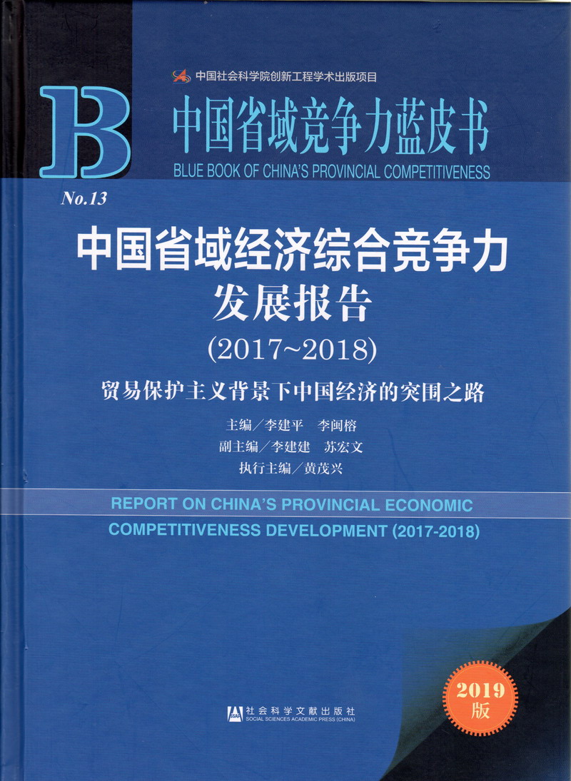 操骚逼美女的小穴奶子喷水高潮视频中国省域经济综合竞争力发展报告（2017-2018）